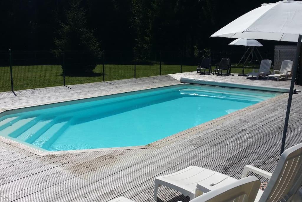 Villa Gite Jura Mina Chalet Au Milieu De La Nature Ney Exterior foto