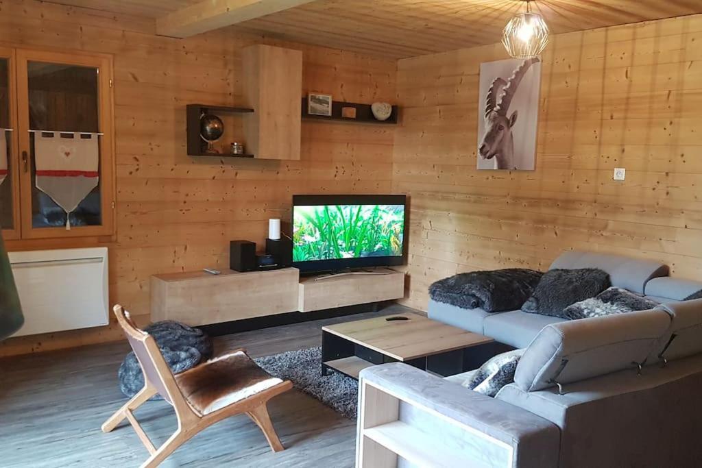 Villa Gite Jura Mina Chalet Au Milieu De La Nature Ney Exterior foto